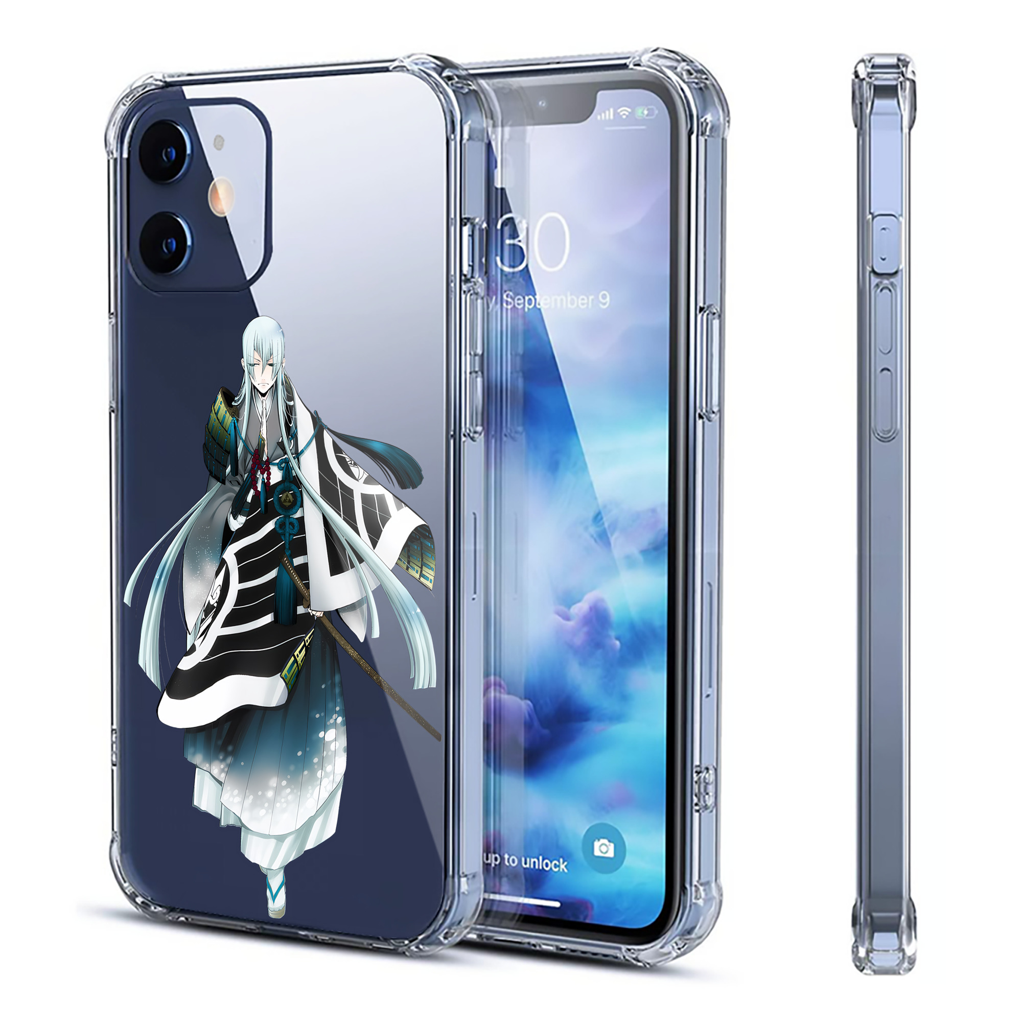 （画像用） 刀剣乱舞 Touken Ranbu 【iPhone 12シリーズ対応】透明スマホケース（クリアソフトケース）